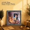 Acoustic guitar gift - picture frame for a guitar player