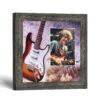 Electric Guitar picture frame - Sunburst Guitar Photo Keepsake by Crossroads Home Decor