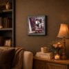 Piano Keyboard framed wall art displayed in a music studio