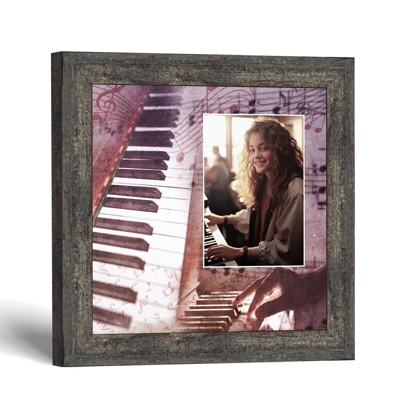 Piano picture frame - Piano Keys Photo Keepsake by Crossroads Home Decor