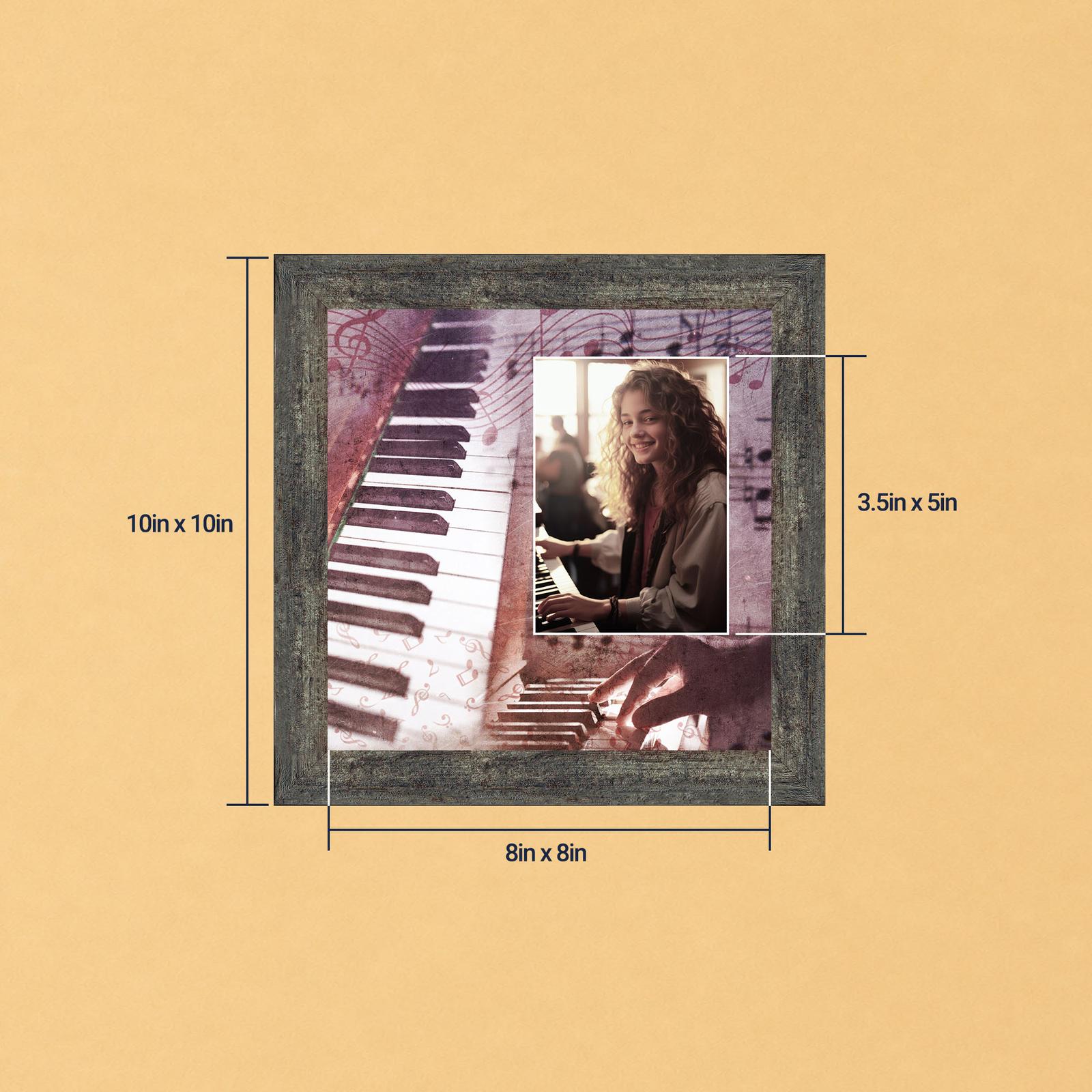 Piano picture frame - Piano Keys Photo Keepsake by Crossroads Home Decor