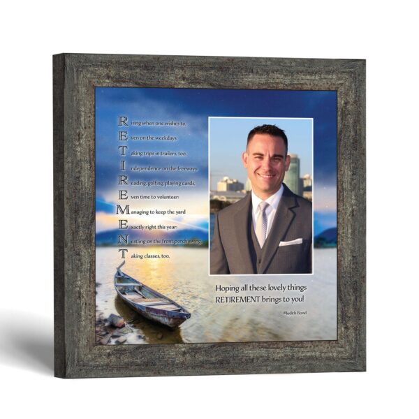 Retirement poem photo frame - RETIREMENT acrostic by Judith Bond - Crossroads Home Decor