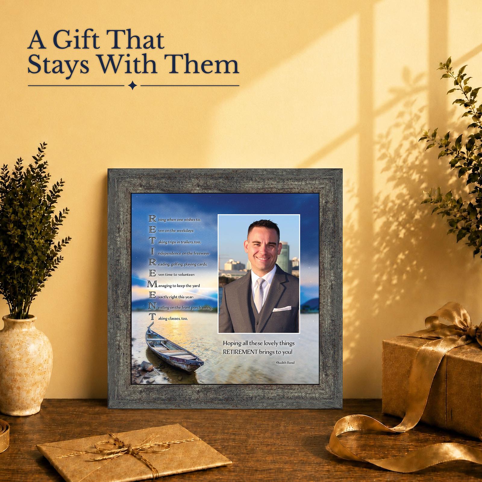 Retirement gift - photo frame for a retiring coworker or teacher