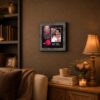 6307BW-3 40th Ruby Anniversary framed wall art displayed on a bedroom dresser