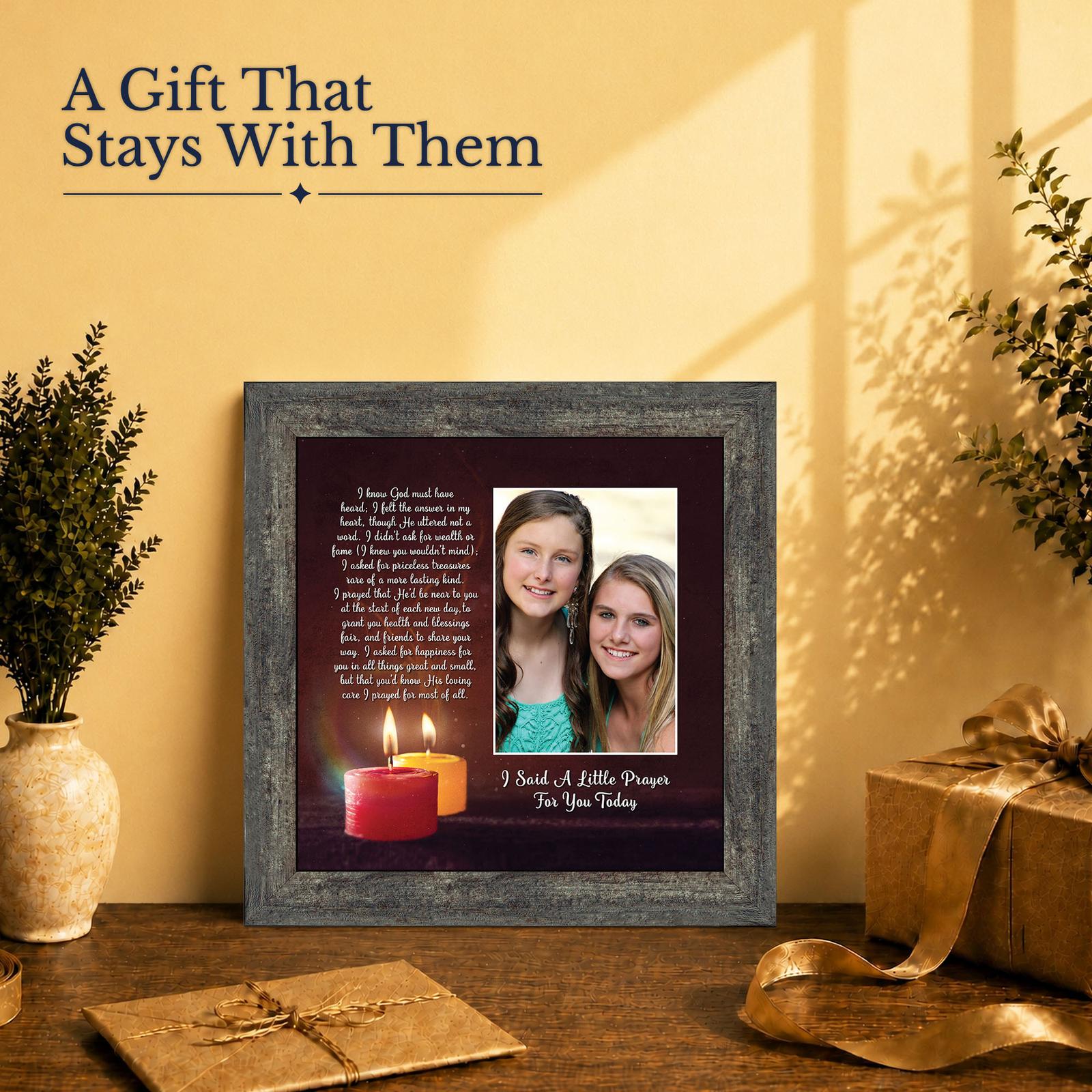 Praying for You gift - picture frame for a friend going through a hard time