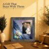 Wedding day gift - framed print for the father of the bride