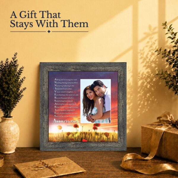 Anniversary gift for a couple - picture frame holding their own photo