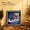 To My Parents poem gift – framed keepsake for Mom and Dad