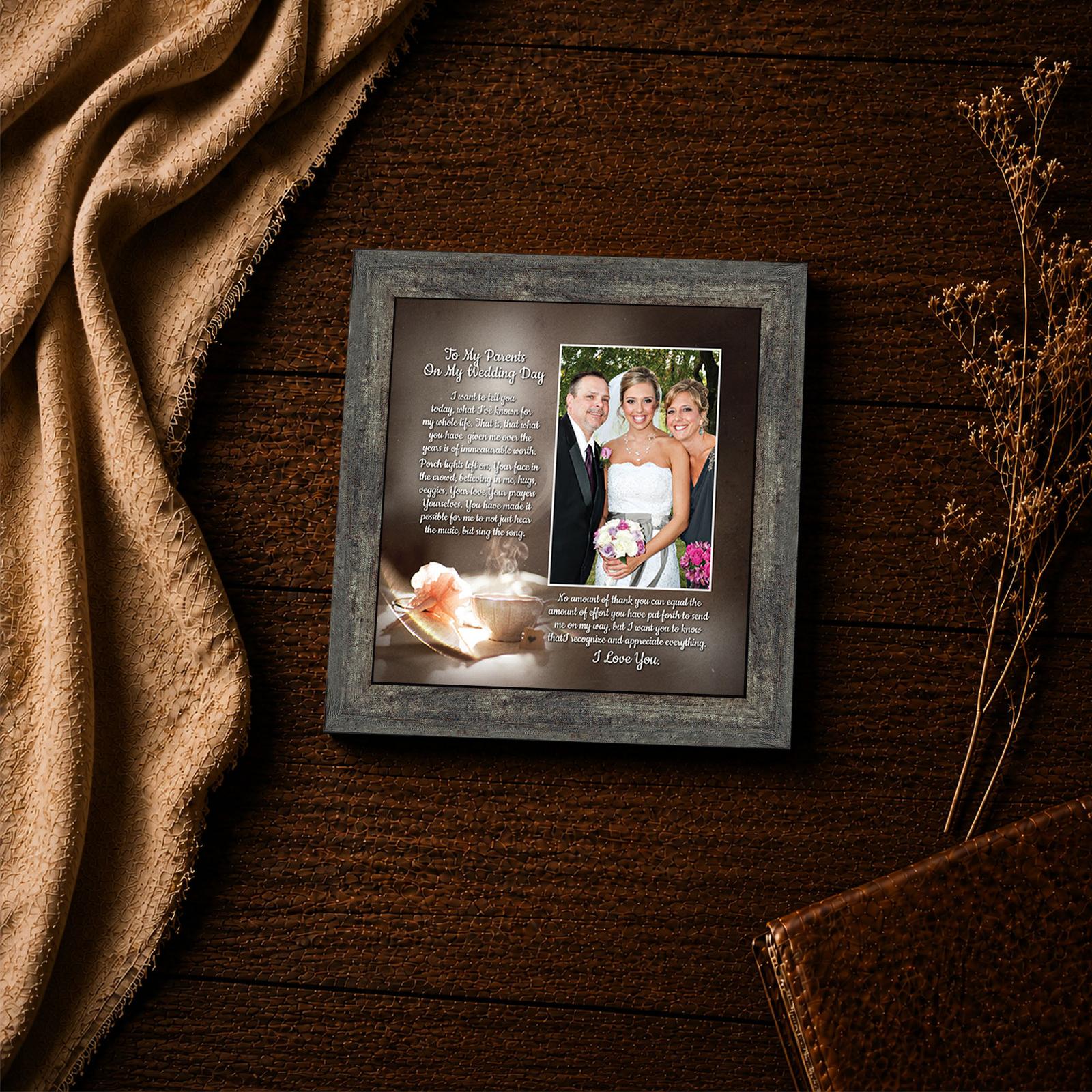 To My Parents on My Wedding Day poem close-up - wedding thank-you verse