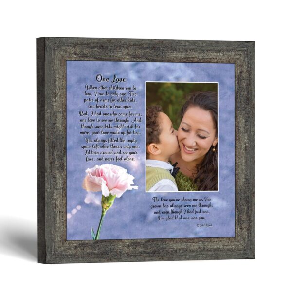 One Love single parent poem framed print by Crossroads Home Decor