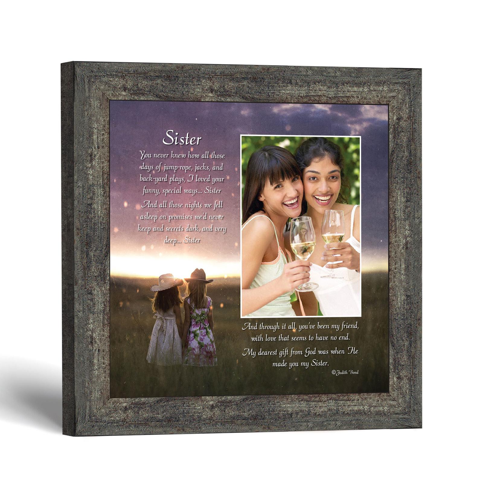 Sister picture frame by Crossroads Home Decor