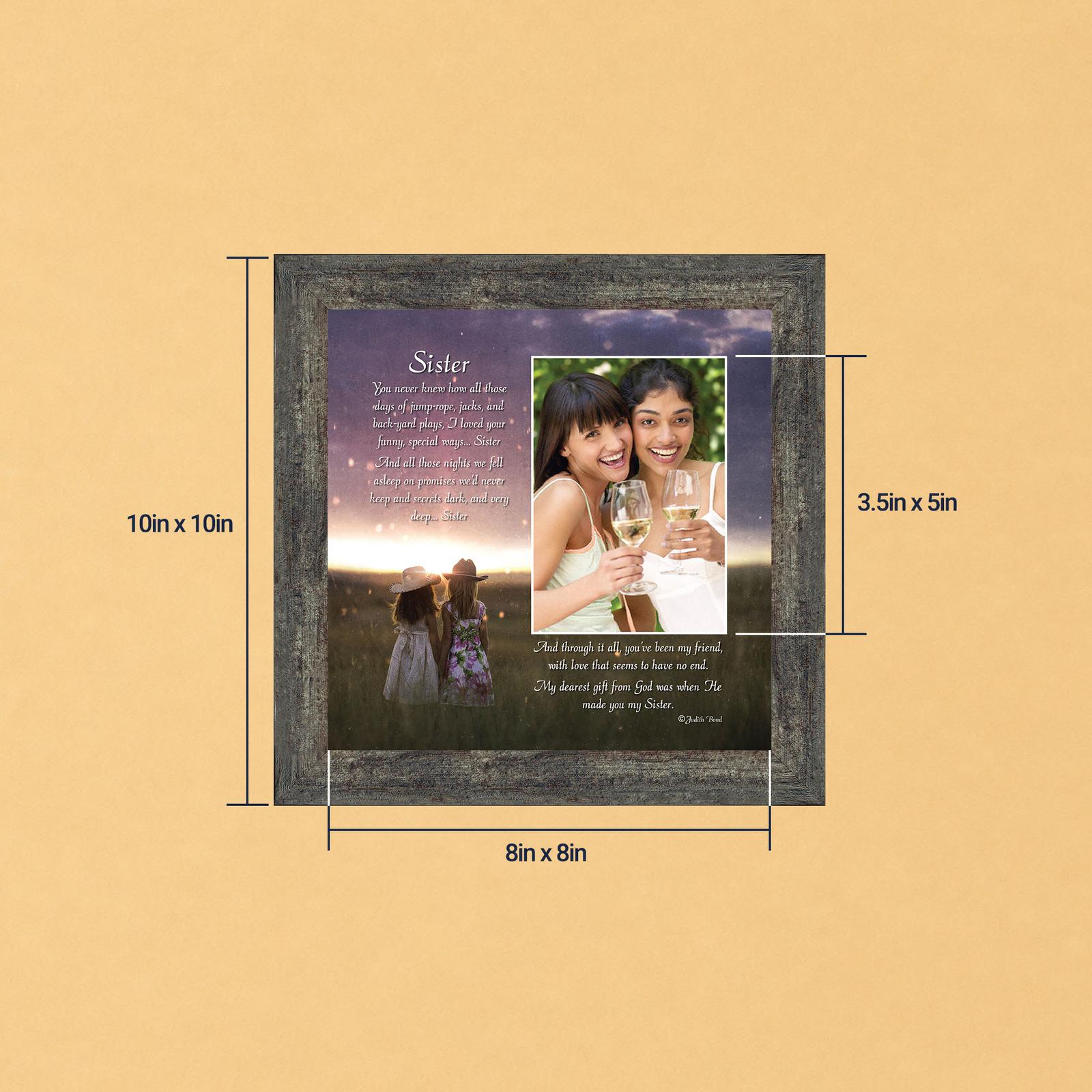 Sister picture frame by Crossroads Home Decor
