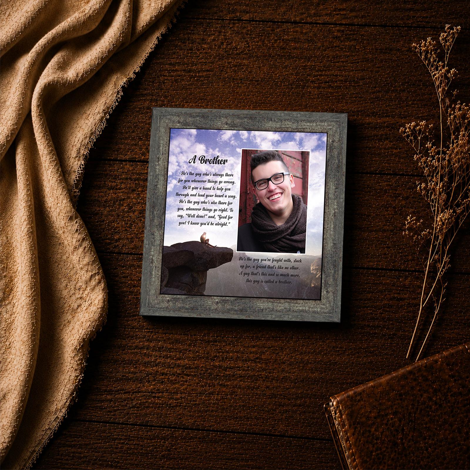 A Brother framed print - brother poem inspirational wall art