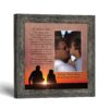 6331BW-1 Father poem picture frame - A Father's Love verse over a sunset by Crossroads Home Decor
