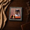 6331BW-4 A Father's Love poem picture frame - sentimental verse closeup for dad