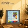 Family poem gift – framed keepsake for a busy parent