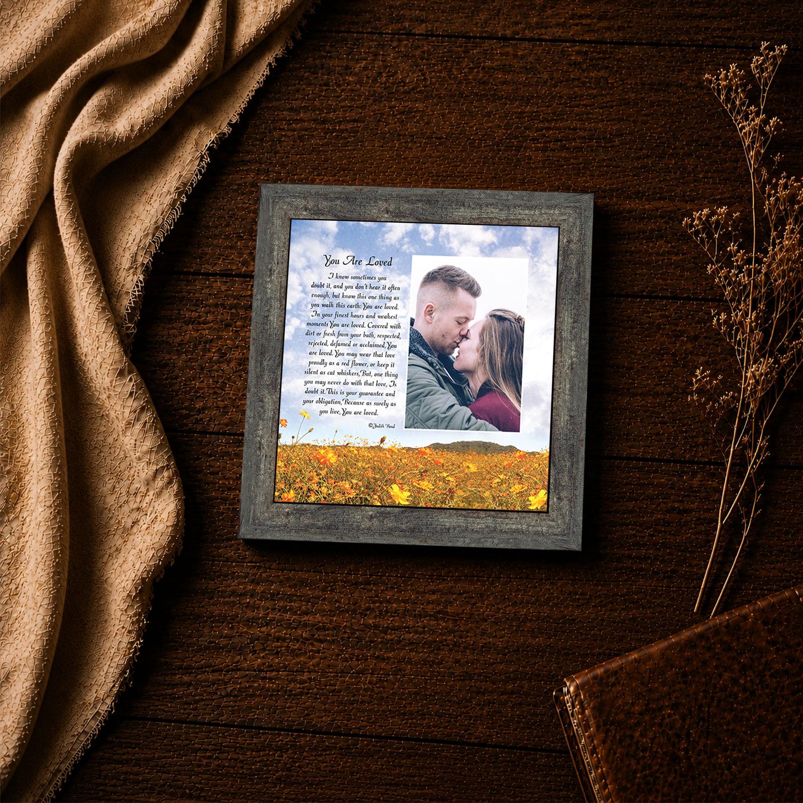 You Are Loved poem framed print - affirmation inspirational wall art