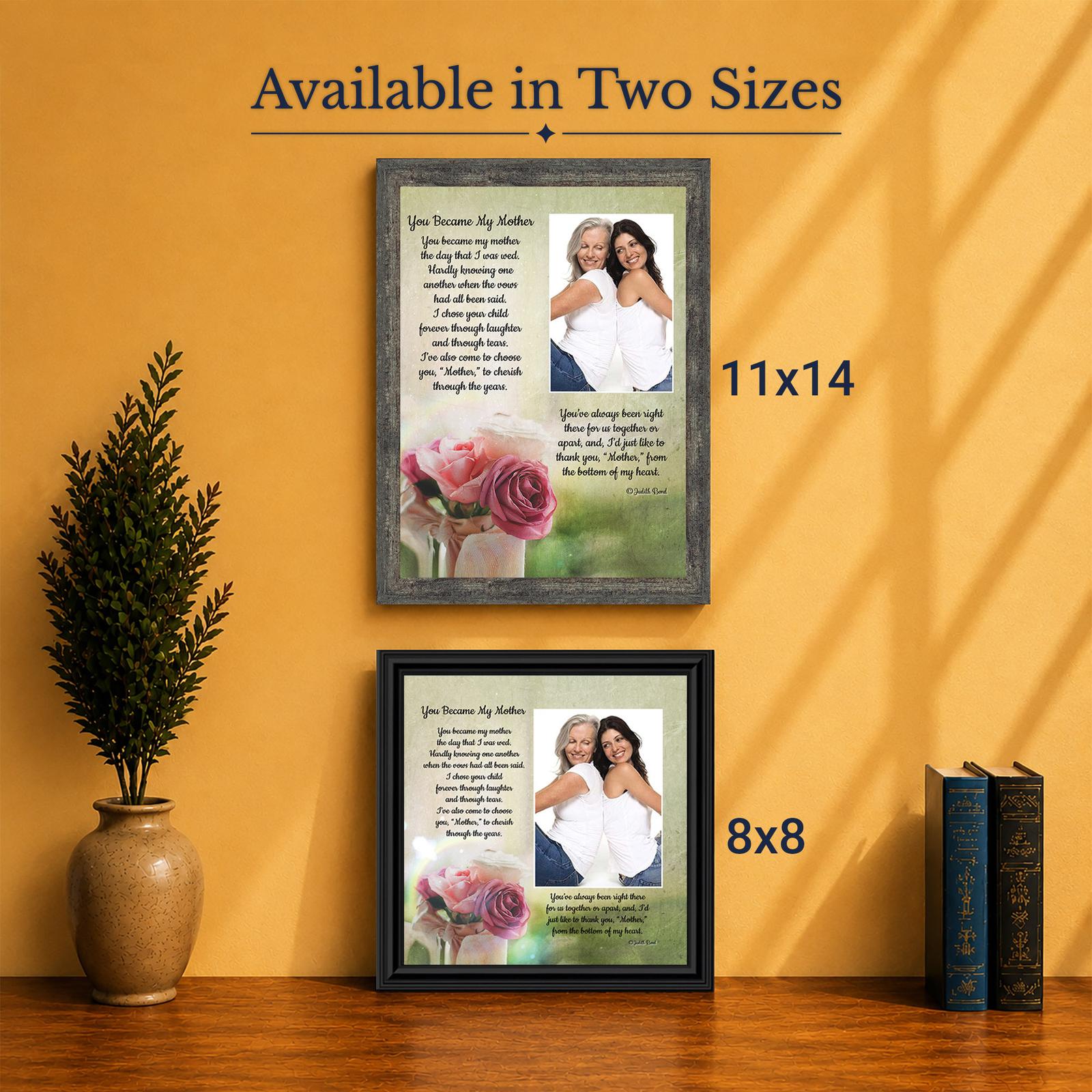 Mother in law picture frame - Made in USA family-owned faith-based wall art