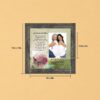 Mother in law picture frame with photo opening by Crossroads Home Decor