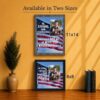 Be Strong and Courageous framed print - Made in USA family-owned faith-based wall art