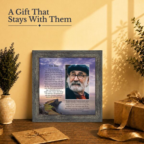 Sympathy gift - memorial picture frame for loss of a mother or father