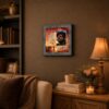 Firemans Prayer picture frame displayed in a firehouse or family room
