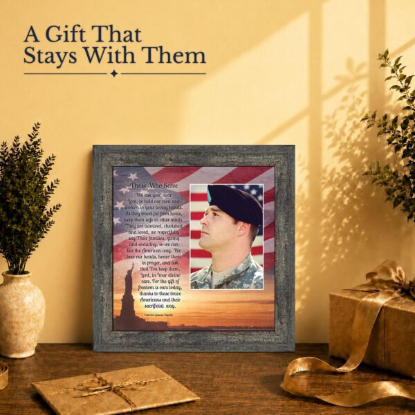 Those Who Serve gift frame for a service member's family