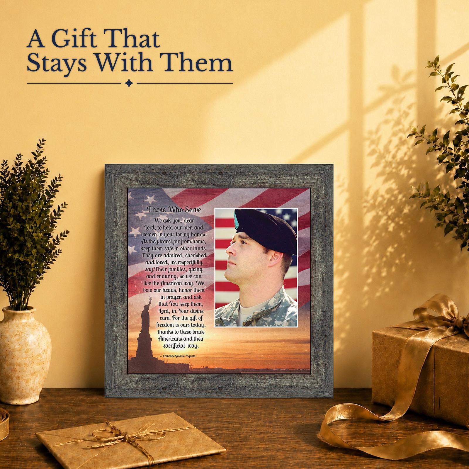6349BW-2 Those Who Serve gift frame for a service member's family