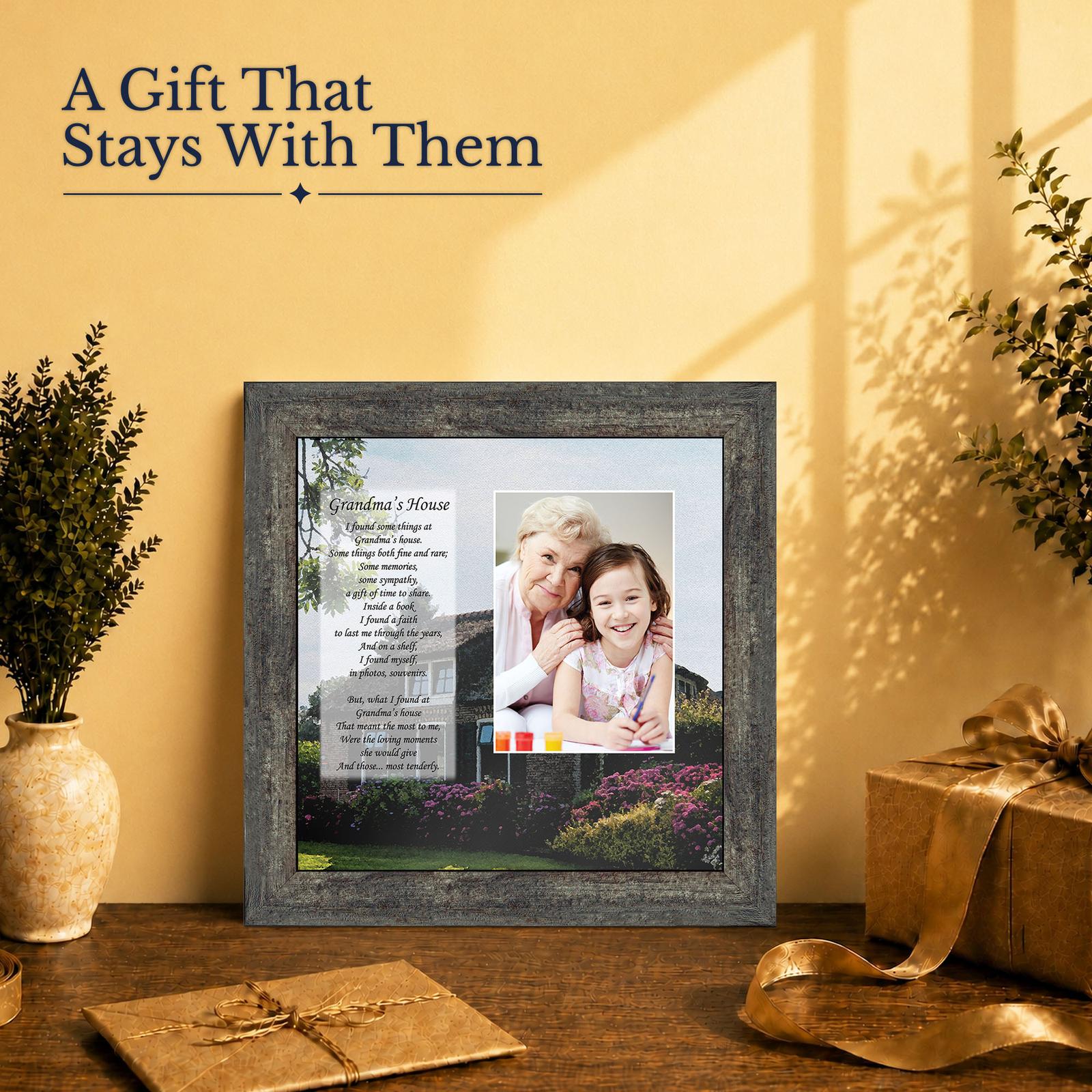 Grandma's House gift - framed print for grandmothers and grandkids