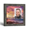Your Smile framed print - memorial picture frame with photo opening by Crossroads Home Decor