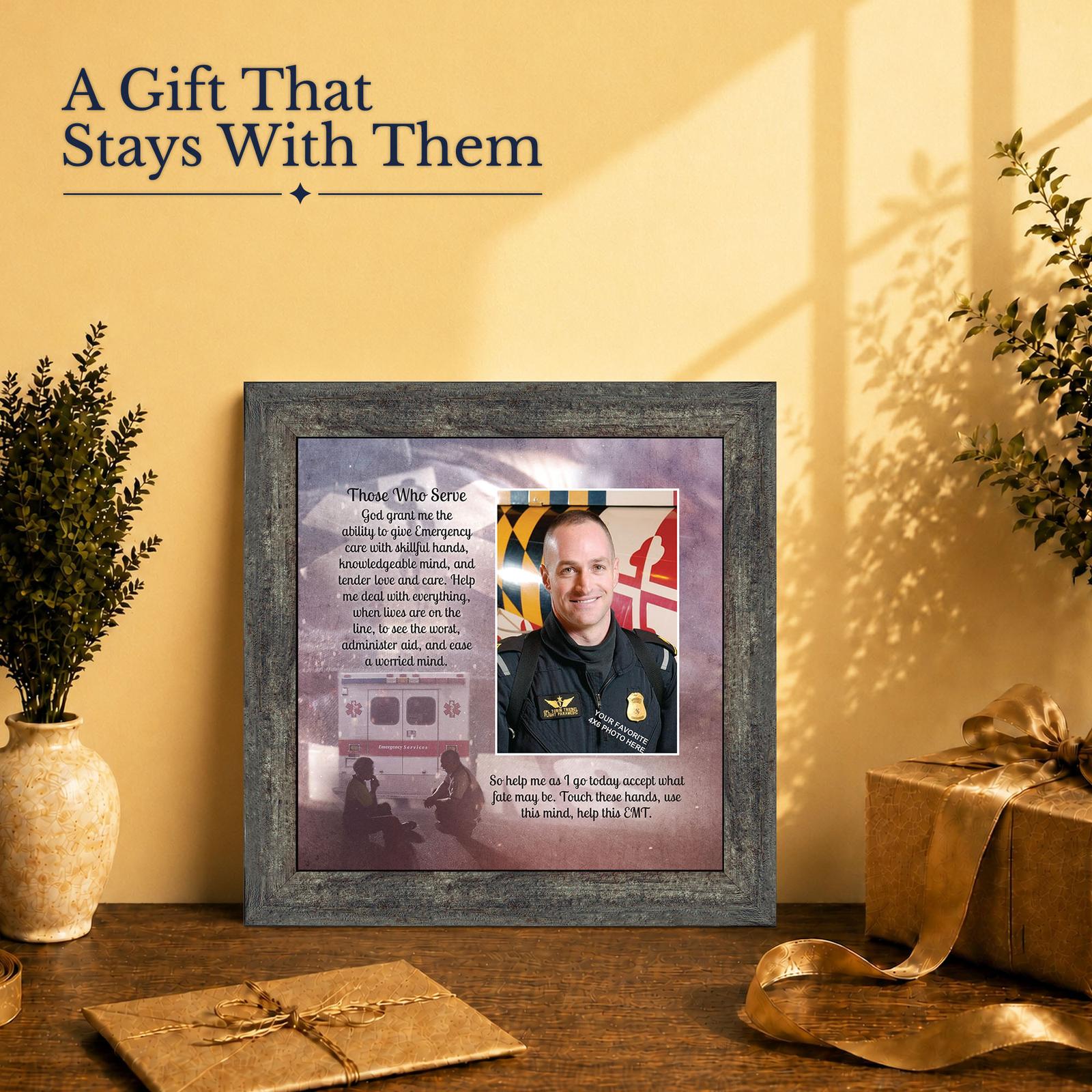 EMT gift - framed print for a paramedic or first responder