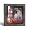 6356BW-1 Live Laugh Love Dance framed print - Ballet Picture Frame by Crossroads Home Decor