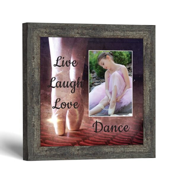 Live Laugh Love Dance framed print - Ballet Picture Frame by Crossroads Home Decor