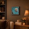 Psalm 91 framed photo keepsake displayed on a bedroom shelf