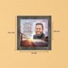His Smile memorial picture frame - photo opening framed print by Crossroads Home Decor