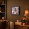 What Mom Took framed wall art displayed in a living room