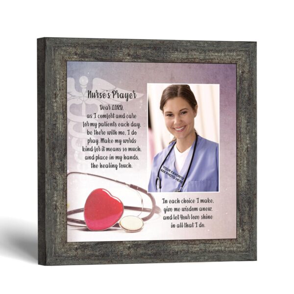 Nurses Prayer Picture Frame - Original Prayer Keepsake by Crossroads Home Decor