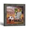 Soccer player picture frame gift - GOAL! design by Crossroads Home Decor