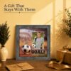 Soccer gift - picture frame for a soccer player