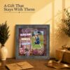 Cheer gift - picture frame for a flyer or a base