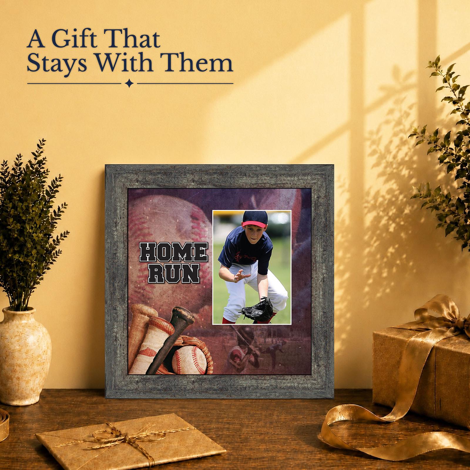 6371BW-2 Baseball gift - picture frame for a son or grandson