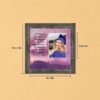 Stand Tall Graduate picture frame - silhouetted graduates and violet sunset by Crossroads Home Decor