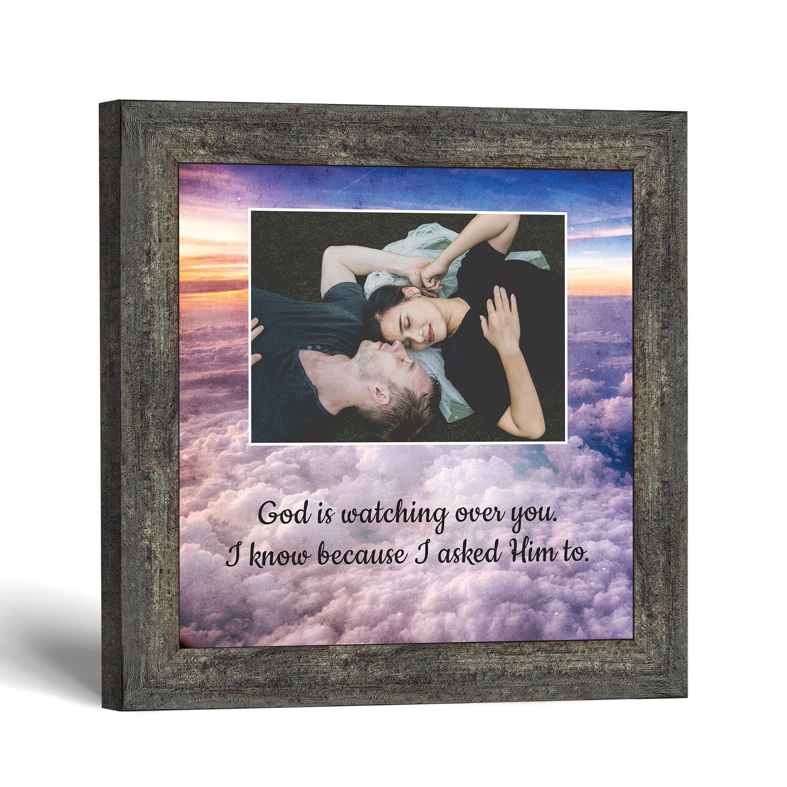 God Is Watching Over You framed print - God Is Watching Over You Blessing by Crossroads Home Decor