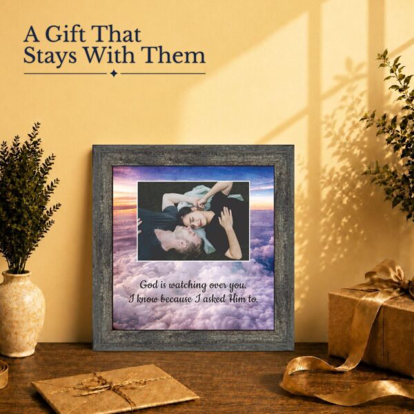 God Is Watching Over You gift - framed print for a friend going through a hard time