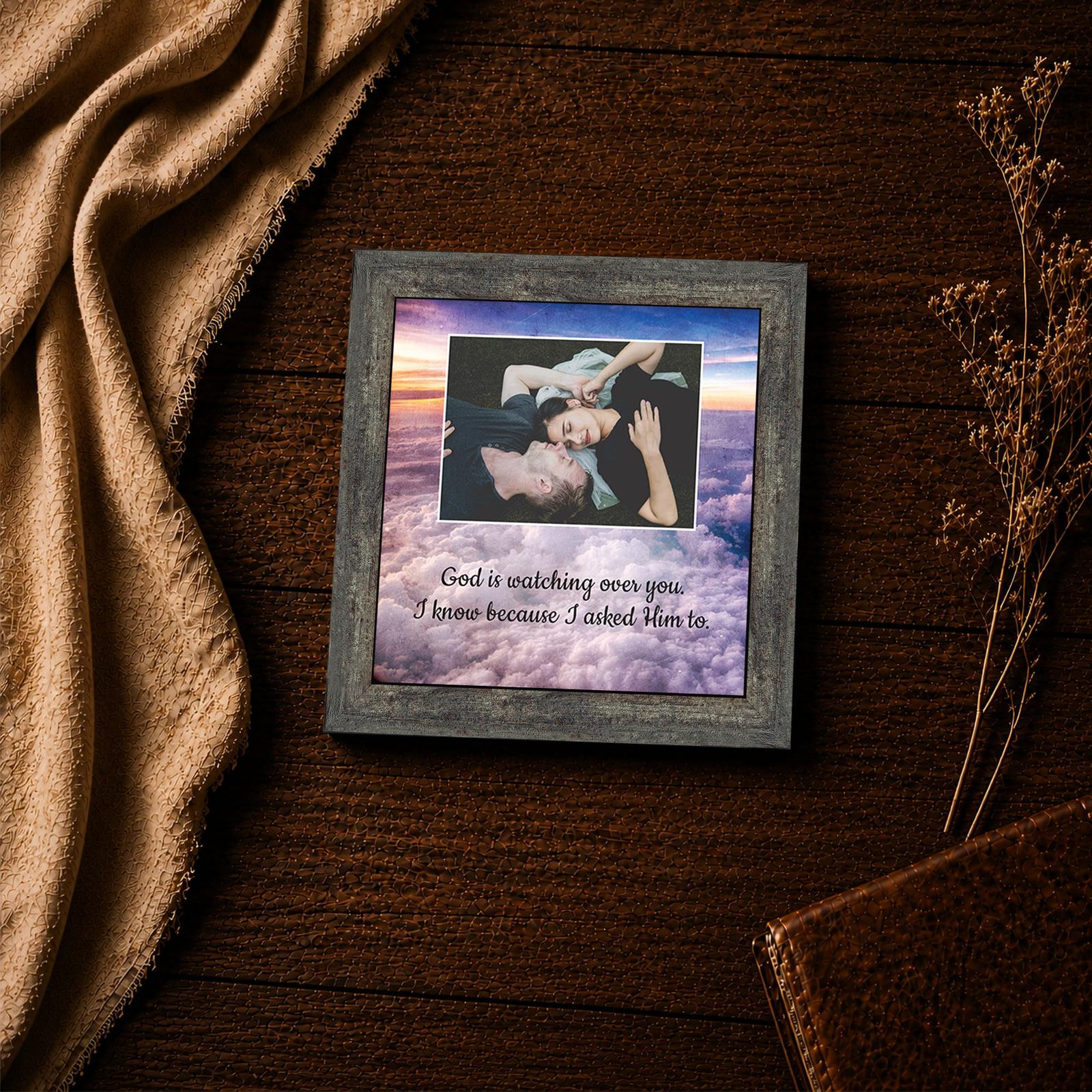 God Is Watching Over You Blessing framed print - God Is Watching Over You inspirational wall art