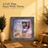Baptism gift - framed print for a grandparent or godparent