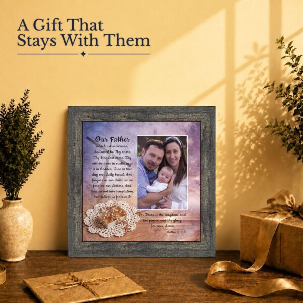 Baptism gift - framed print for a grandparent or godparent