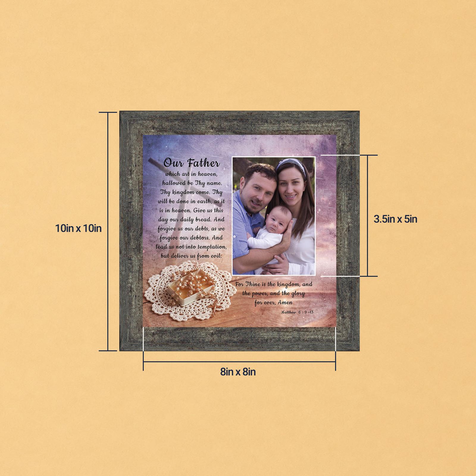 Lord's Prayer picture frame by Crossroads Home Decor