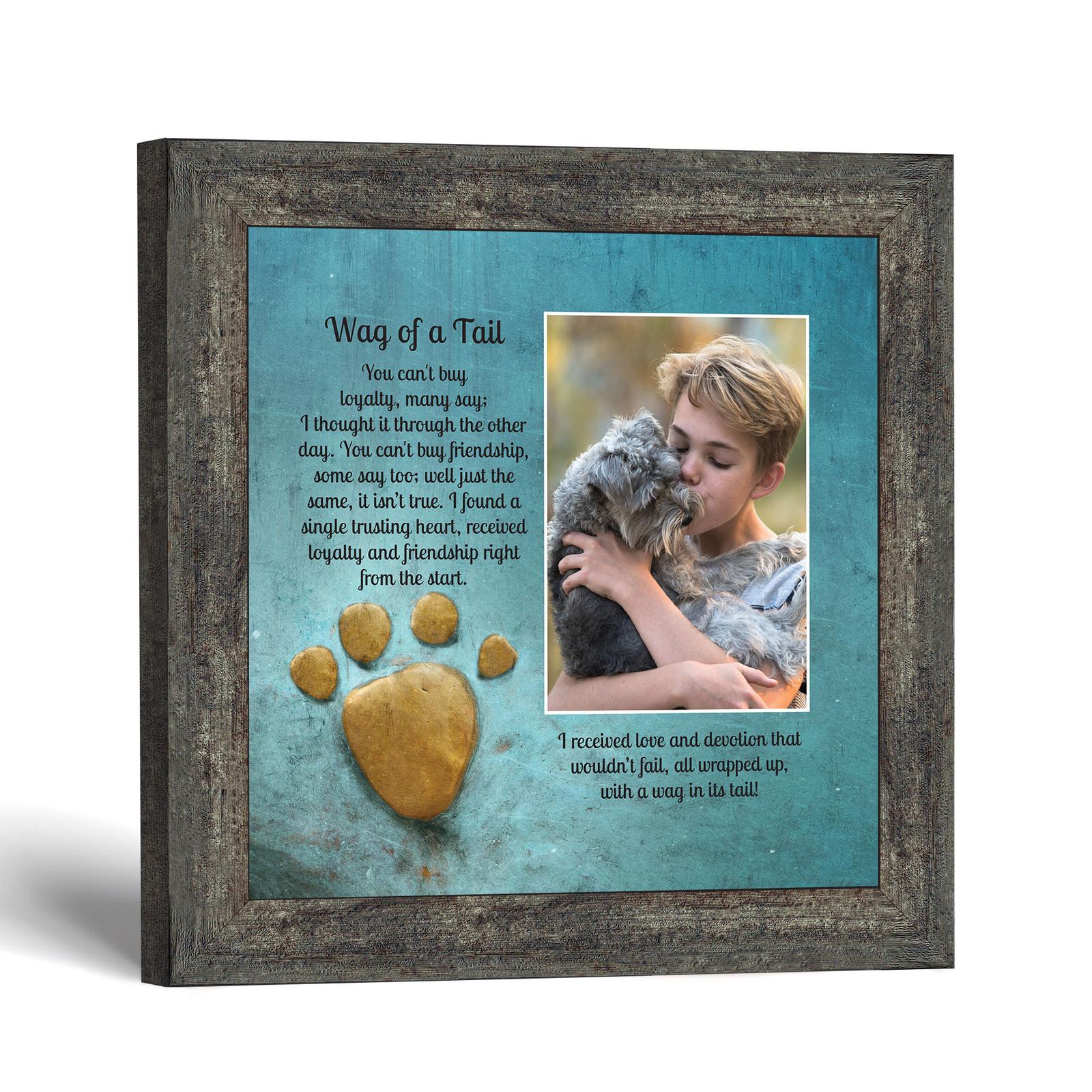 Wag of a Tail framed print - Wag of a Tail Poem by Crossroads Home Decor