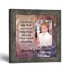 First Communion picture frame with photo opening, John 6:35 by Crossroads Home Decor